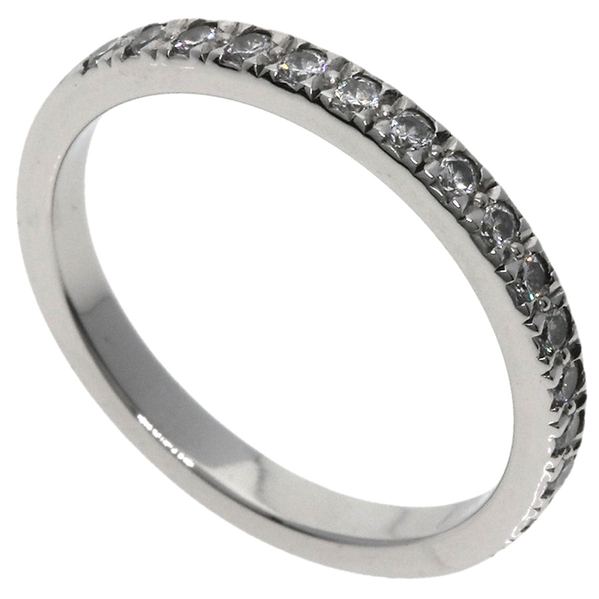 TIFFANY&Co. Novo Half Eternity Diamond Ring Platinum PT950 Ladies [Used]