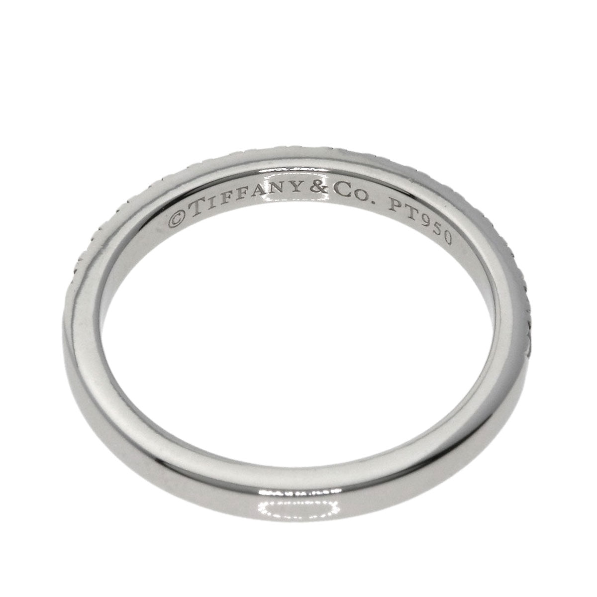 TIFFANY&Co. Novo Half Eternity Diamond Ring Platinum PT950 Ladies [Used]
