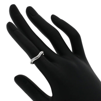 TIFFANY&Co.   Curved band Diamond Ring  Platinum PT950 Ladies [Used]