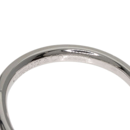TIFFANY&Co. Curved Band Diamond Ring Platinum PT950 Ladies [Used]
