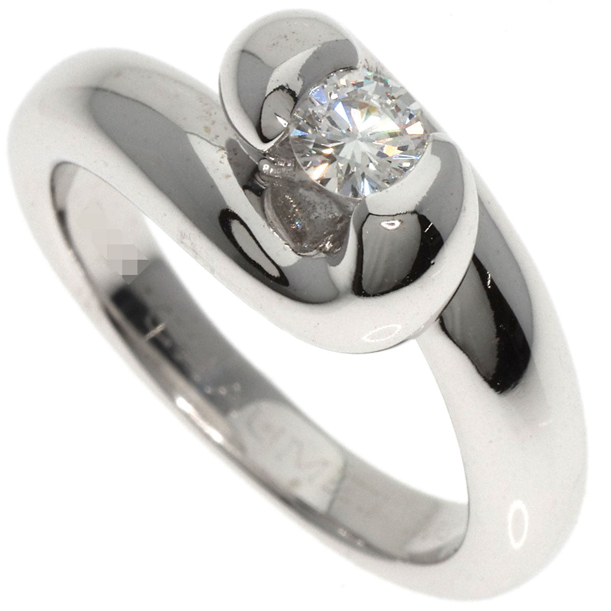 Chaumet Turban Diamond Ring K18 White Gold Ladies [Used]