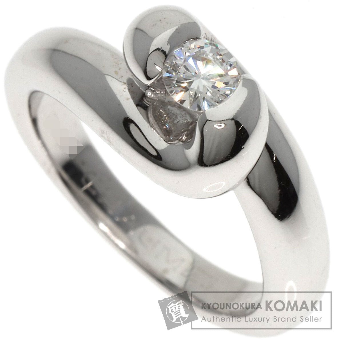 Chaumet Turban Diamond Ring K18 White Gold Ladies [Used]