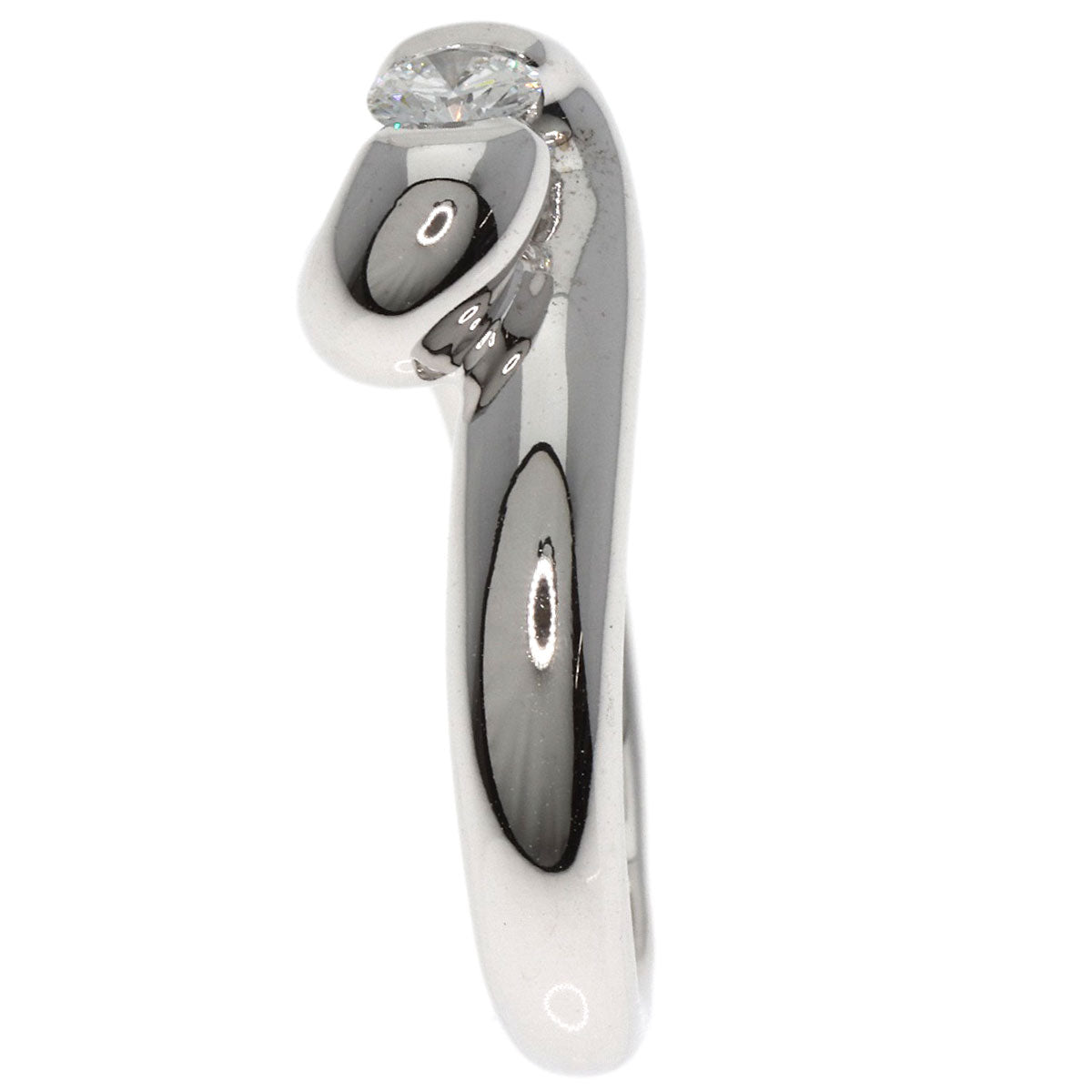 Chaumet Turban Diamond Ring K18 White Gold Ladies [Used]