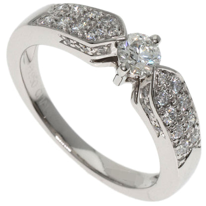 Chaumet Plume de Chaumet Diamond Ring Platinum PT950 Ladies [Used]