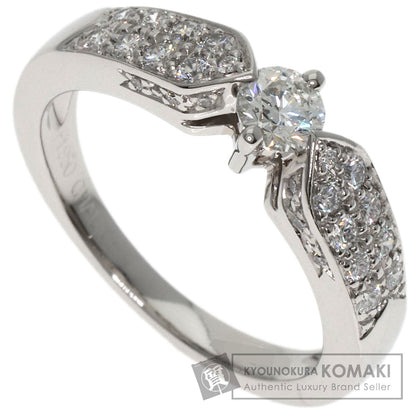 Chaumet Plume de Chaumet Diamond Ring Platinum PT950 Ladies [Used]