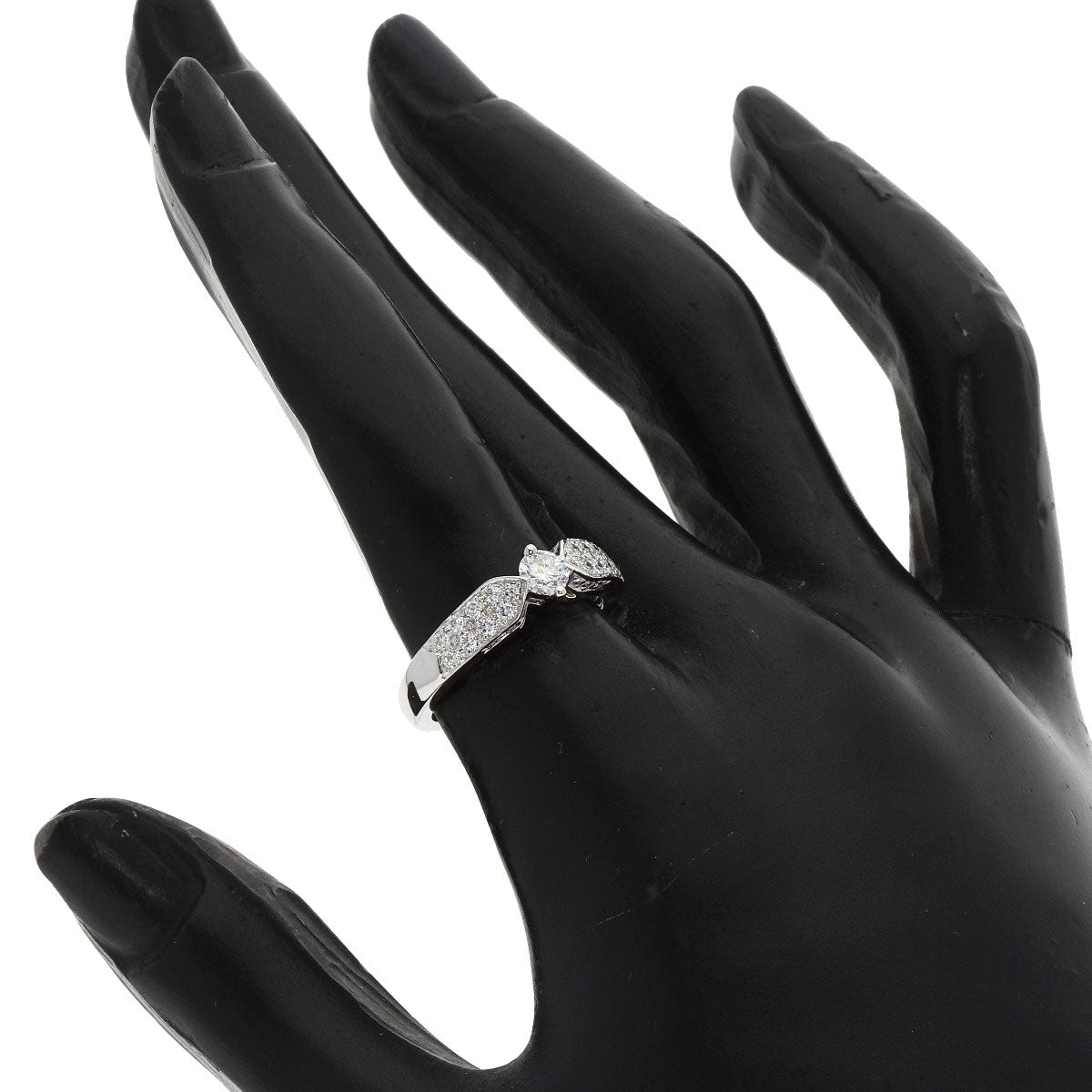 Chaumet Plume de Chaumet Diamond Ring Platinum PT950 Ladies [Used]