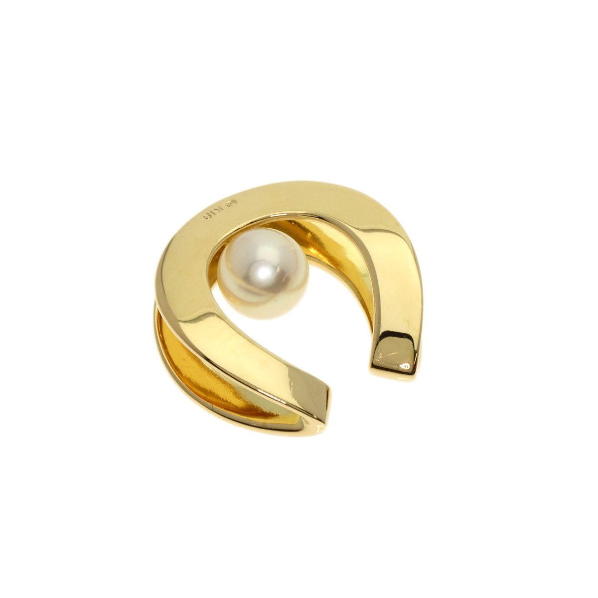 MIKIMOTO Pearl Pearl Pendant top K18 Yellow Gold Ladies [Used]