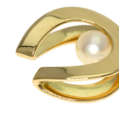MIKIMOTO Pearl Pearl Pendant top K18 Yellow Gold Ladies [Used]