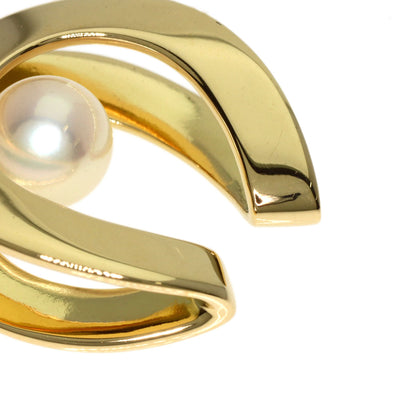 MIKIMOTO Pearl Pearl Pendant top K18 Yellow Gold Ladies [Used]