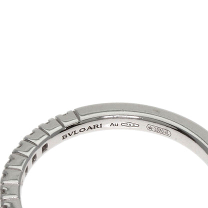 BVLGARI Roma Amor Half Diamond Ring K18 White Gold Ladies [Used]