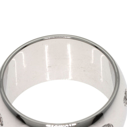 BVLGARI Monologo Diamond #51 Ring K18 White Gold Ladies [Used]