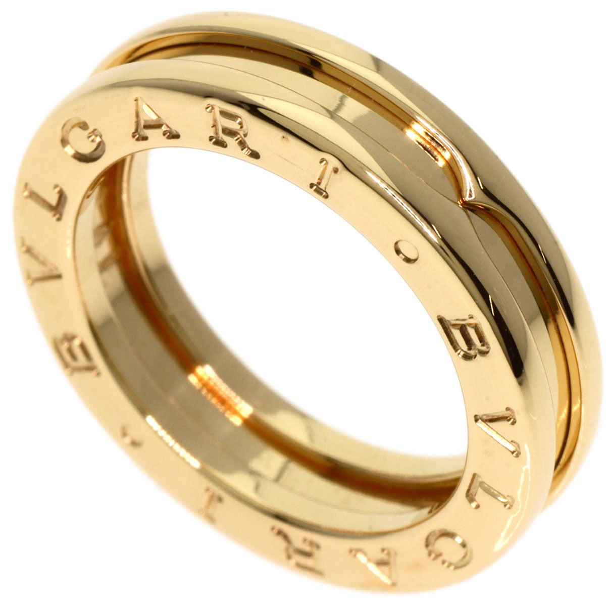 BVLGARI B-zero1 B-zero1 1 band #48 Ring K18 Yellow Gold Ladies [Used]