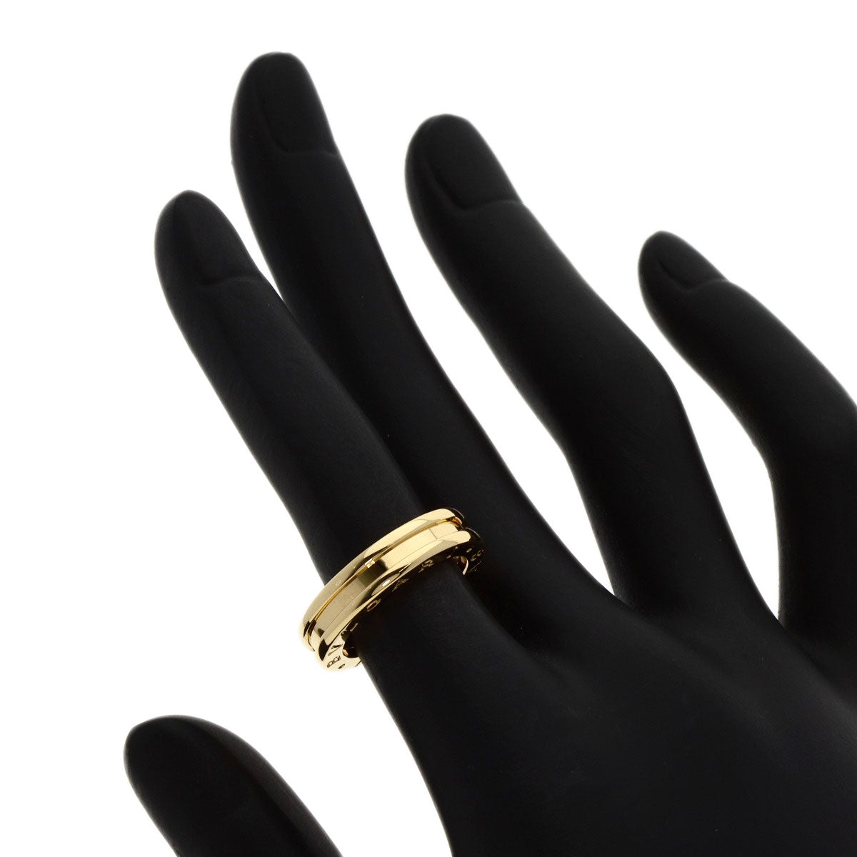BVLGARI B-zero1 B-zero1 1 band #48 Ring K18 Yellow Gold Ladies [Used]