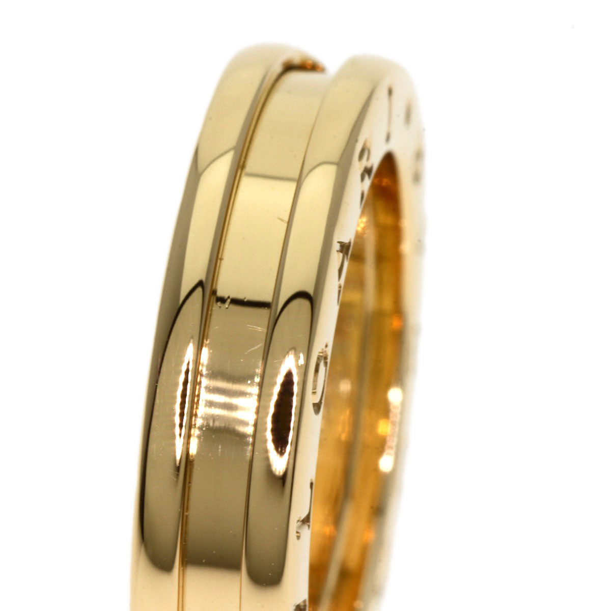 BVLGARI B-zero1 B-zero1 1 band #48 Ring K18 Yellow Gold Ladies [Used]