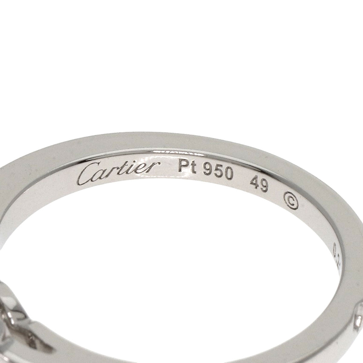 CARTIER Ballerina Diamond # 49 Ring Platinum PT950 Ladies [Used]