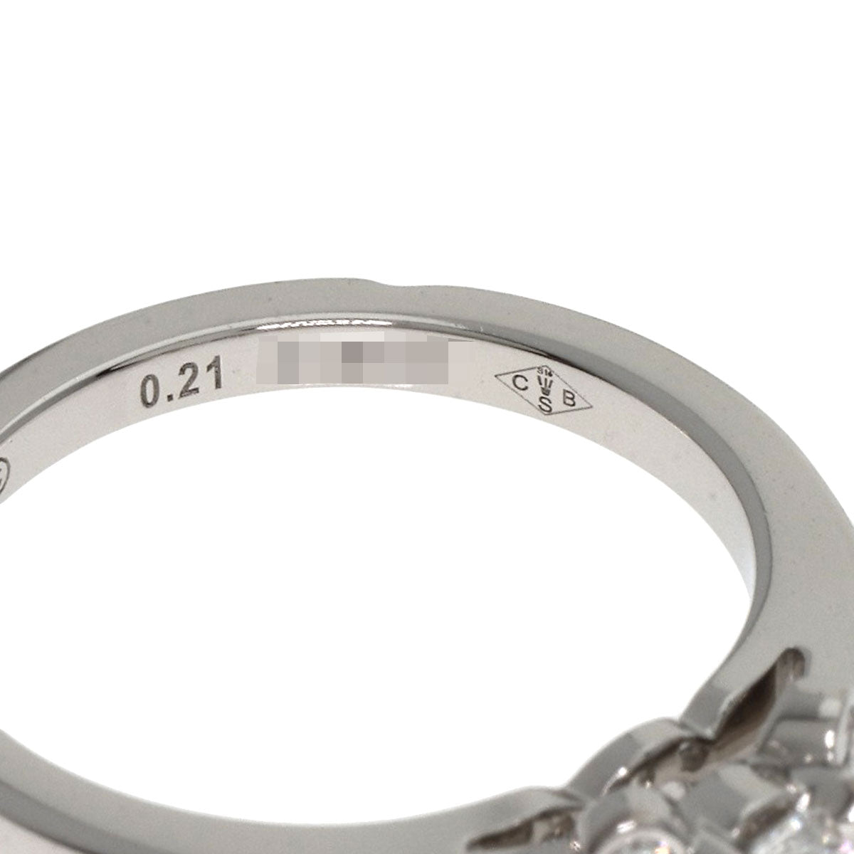 CARTIER Ballerina Diamond # 49 Ring Platinum PT950 Ladies [Used]