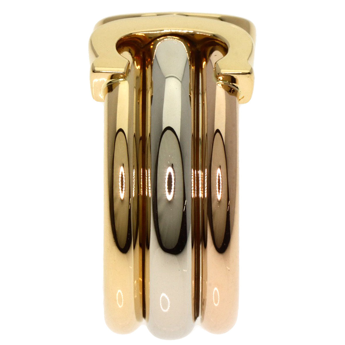 CARTIER   2C LM #50 Ring  K18 Yellow Gold K18 White GoldLadies [Used]
