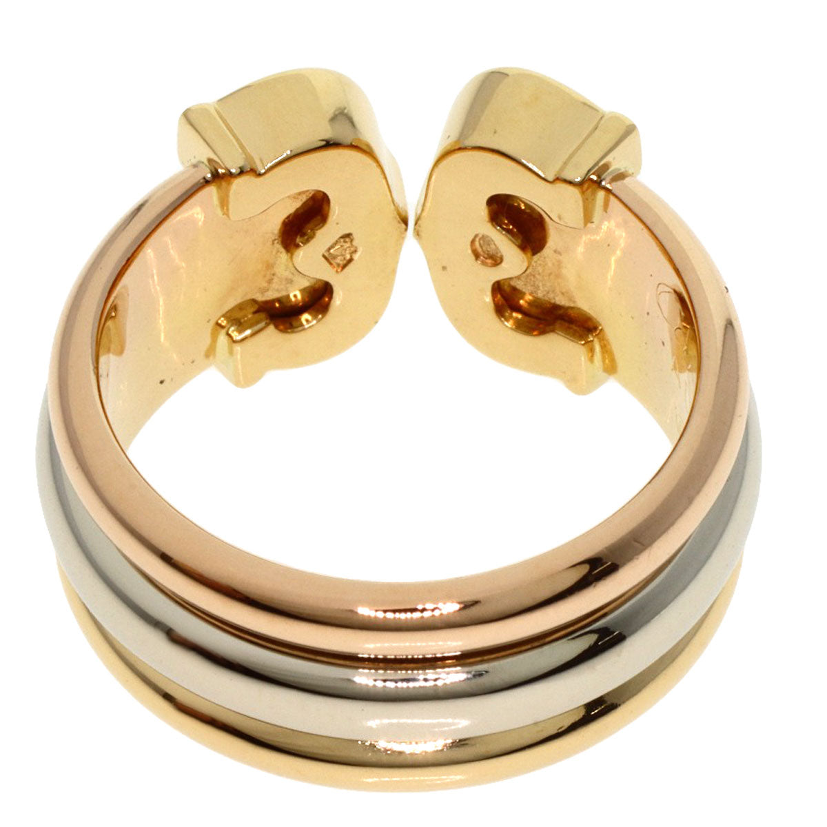 CARTIER   2C LM #50 Ring  K18 Yellow Gold K18 White GoldLadies [Used]