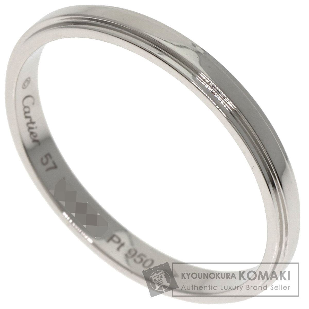 CARTIER D'Amour Wedding #57 Ring Platinum PT950 Ladies [Used]