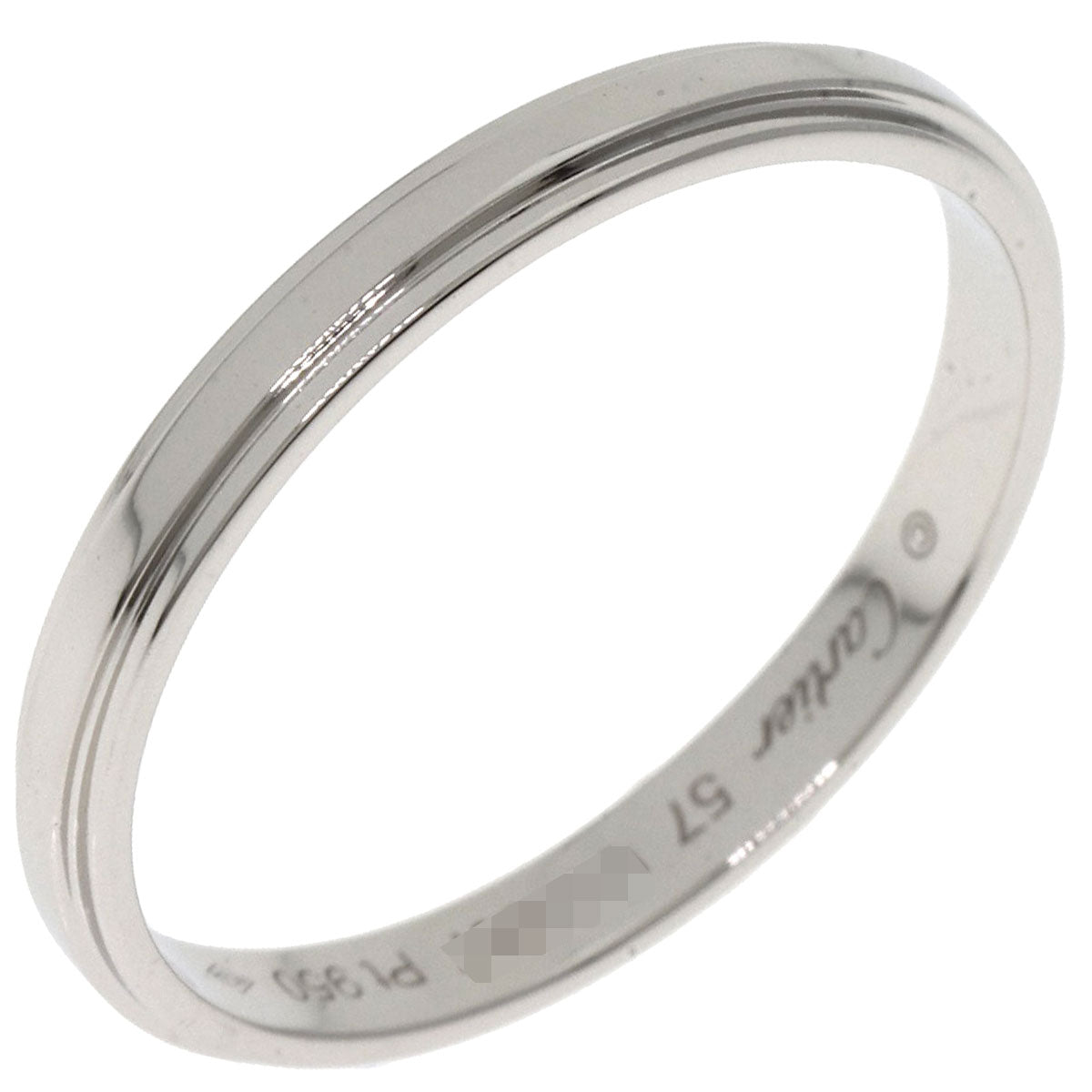 CARTIER D'Amour Wedding #57 Ring Platinum PT950 Ladies [Used]