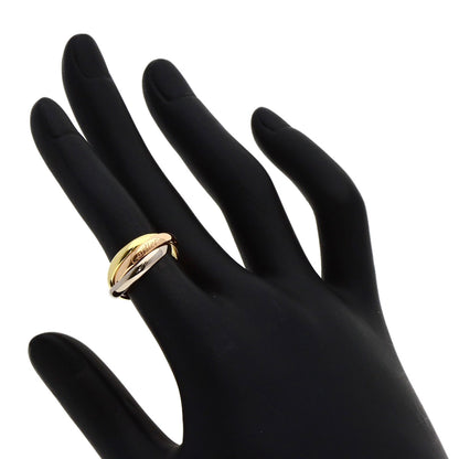 CARTIER Trinity SM #48 current model Ring K18 Yellow Gold 18K Pink GoldLadies [Used]