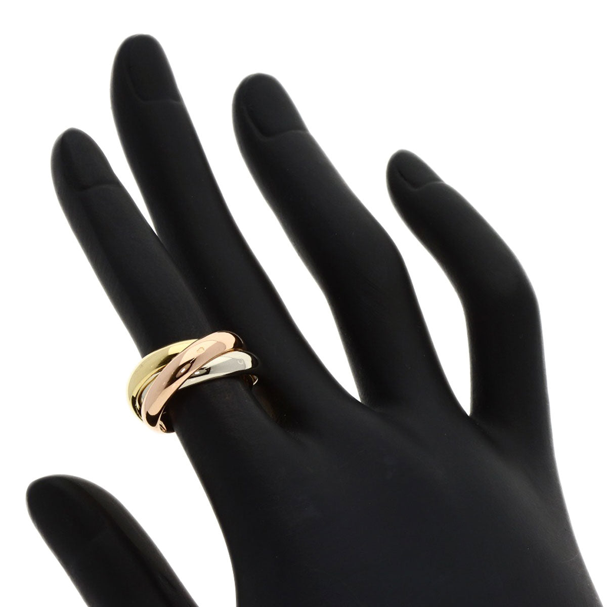 CARTIER Trinity #47 Ring K18 Yellow Gold 18K Pink GoldLadies [Used]
