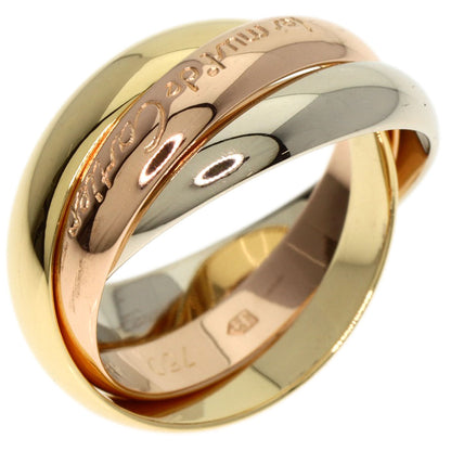 CARTIER Trinity MM #48 Ring K18 Yellow Gold 18K Pink GoldLadies [Used]