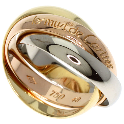 CARTIER Trinity #48 Ring K18 Yellow Gold K18 White GoldLadies [Used]