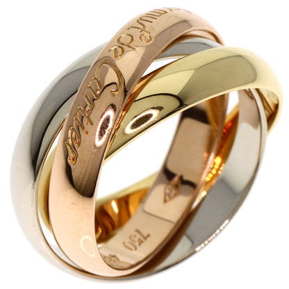 CARTIER Trinity #48 Ring K18 Yellow Gold K18 White GoldLadies [Used]