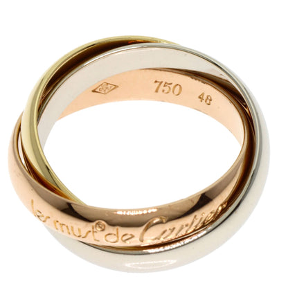 CARTIER Trinity #48 Ring K18 Yellow Gold K18 White GoldLadies [Used]