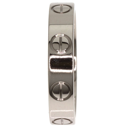CARTIER   Mini love ring # 47 Ring  K18 White Gold Ladies [Used]