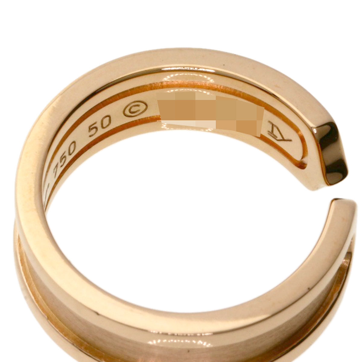 CARTIER   C2 ring SM #50 Ring  K18 Pink Gold Ladies [Used]