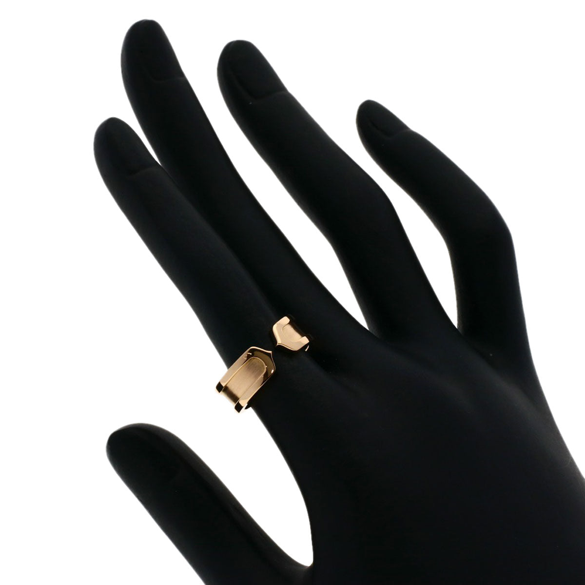 CARTIER   C2 ring SM #50 Ring  K18 Pink Gold Ladies [Used]