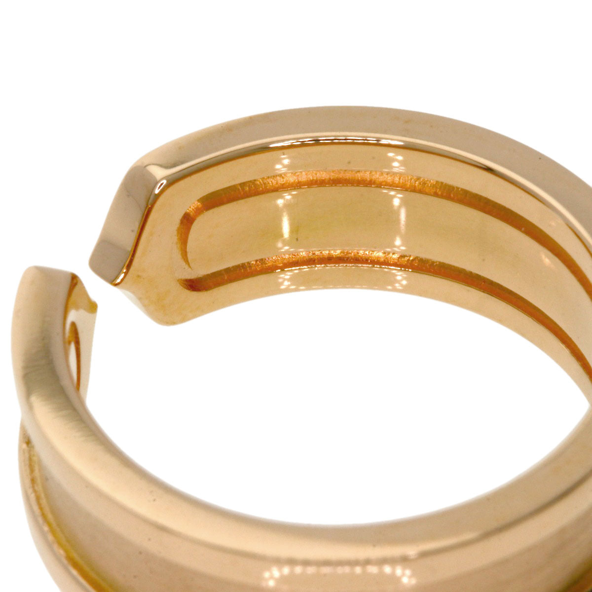 CARTIER   C2 ring SM #50 Ring  K18 Pink Gold Ladies [Used]