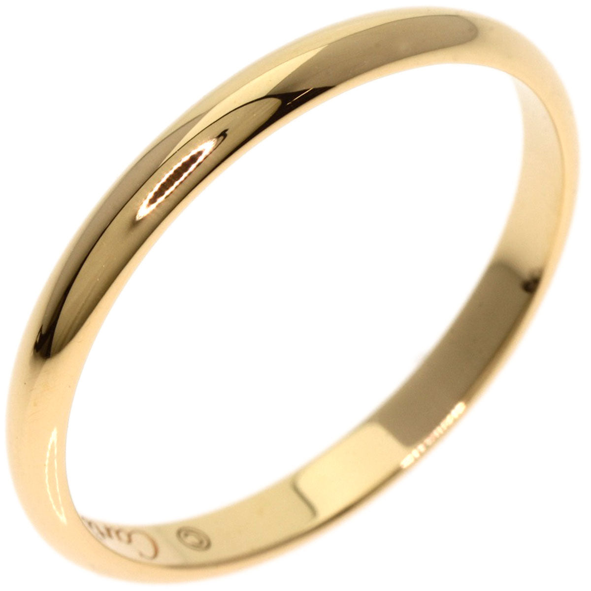 CARTIER   Ring Classic Wedding #59 K18 Yellow Gold unisex