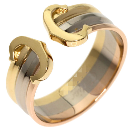 CARTIER 2C SM #49 Ring K18 Yellow Gold K18 White GoldLadies [Used]