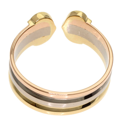 CARTIER 2C SM #49 Ring K18 Yellow Gold K18 White GoldLadies [Used]