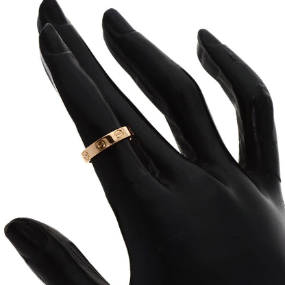 CARTIER Mini love ring #46 Ring K18 Pink Gold Ladies [Used]