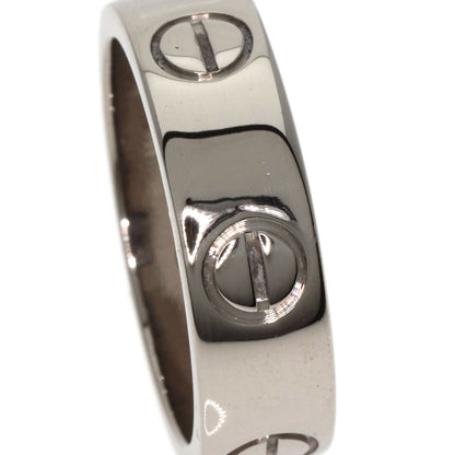 CARTIER love ring #51 Ring K18 White Gold Ladies [Used]