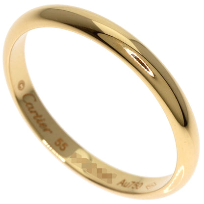 CARTIER Classic Wedding #55 Ring K18 Yellow Gold Ladies [Used]