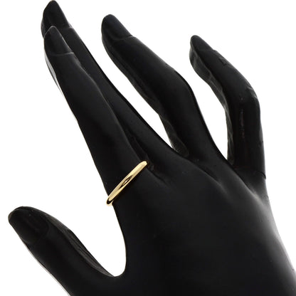 CARTIER Classic Wedding #55 Ring K18 Yellow Gold Ladies [Used]