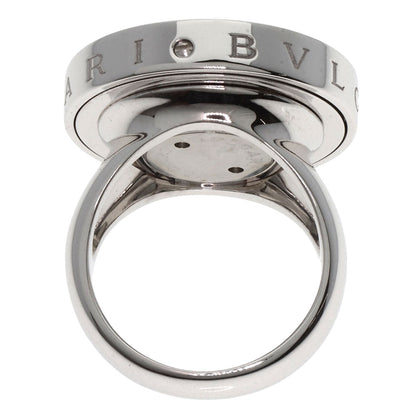 BVLGARI Allegra Optical Onyx Diamond Ring K18 White Gold Ladies [Used]