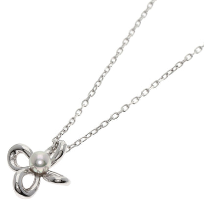 MIKIMOTO Pearl Pearl Necklace K18 White Gold Ladies [Used]