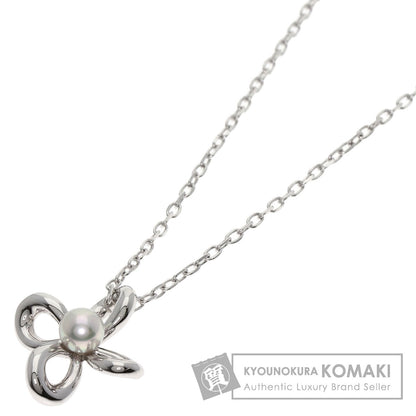 MIKIMOTO Pearl Pearl Necklace K18 White Gold Ladies [Used]