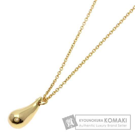 TIFFANY&Co. teardrop Necklace K18 Yellow Gold Ladies [Used]