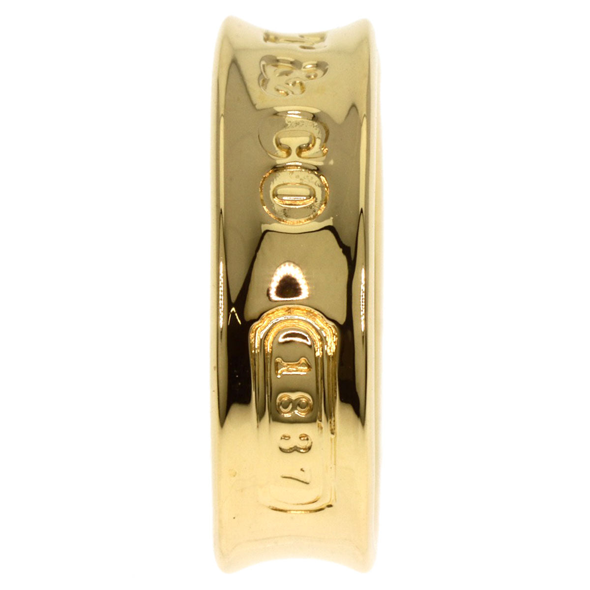 TIFFANY&Co. 1837 Ring K18 Yellow Gold Ladies [Used]