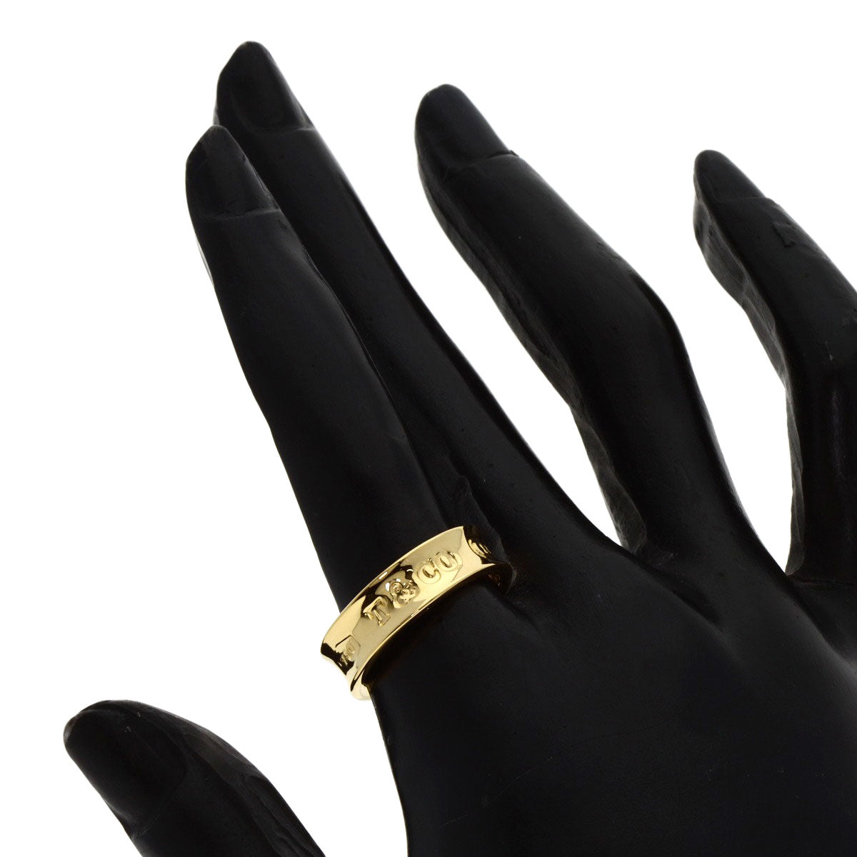 TIFFANY&Co. 1837 Ring K18 Yellow Gold Ladies [Used]