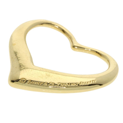 TIFFANY&Co. Open heart Pendant top K18 Yellow Gold Ladies [Used]