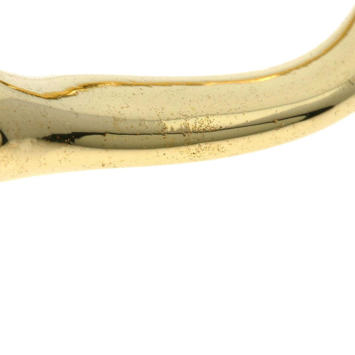 TIFFANY&Co. Open heart Pendant top K18 Yellow Gold Ladies [Used]