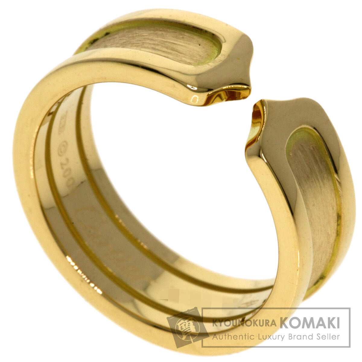 CARTIER   C2 SM #52 Ring  K18 Yellow Gold Ladies [Used]